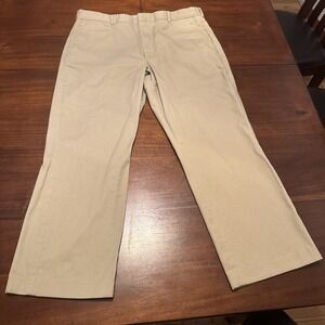 Vintage Knightsbridge Khaki Pants Men's 38x30 Made in USA Cotton Blend‎ Trousers